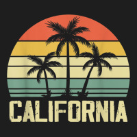 California Island Palm Beach Surfboard Surf Retro Vintage Classic T-shirt | Artistshot