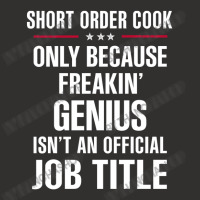 Gift For Freakin' Genius Short Order Cook Champion Hoodie | Artistshot