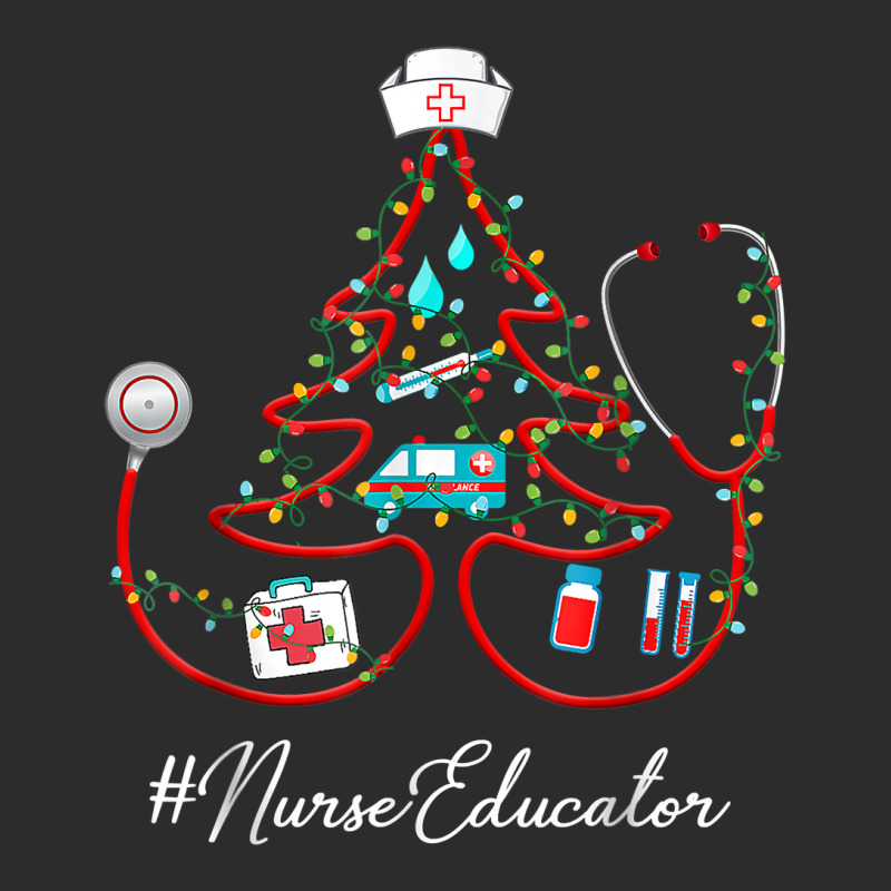 Stethoscope Christmas Tree Nurse Educator Nursing Hat T Shirt Exclusive T-shirt | Artistshot