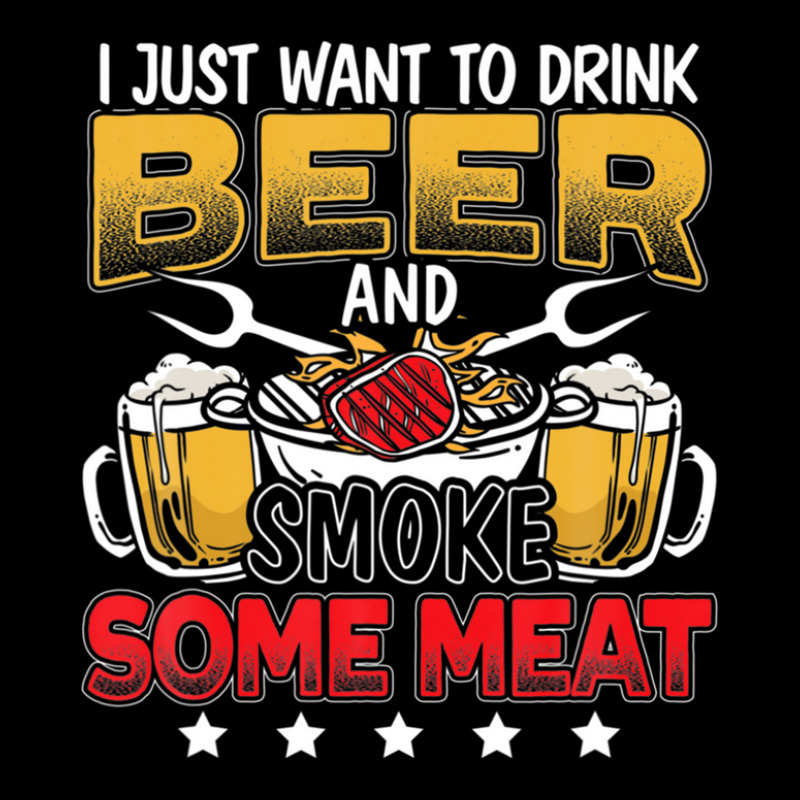 Drink Beer And Smoke Meat Barbecue Grill Master Grilling Men's Long Sleeve Pajama Set by xwiishdoohr | Artistshot