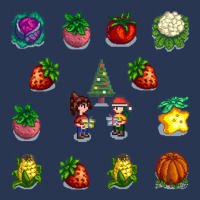 Stardew Valley Vegetables Christmas Gift 1 Ladies Denim Jacket | Artistshot