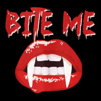 Bite Me Funny Halloween Vampire Bite Me Tank Top Youth Zipper Hoodie | Artistshot