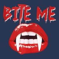 Bite Me Funny Halloween Vampire Bite Me Tank Top Men Denim Jacket | Artistshot