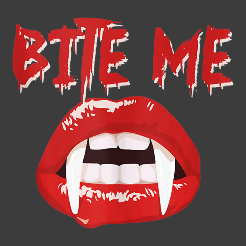 Bite Me Funny Halloween Vampire Bite Me Tank Top Men's Polo Shirt by CoreyMartinPeters | Artistshot