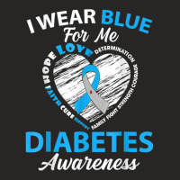 Diabetes Awareness Type 1 2 Shirt In November We Wear Blue T Shirt Ladies Fitted T-shirt | Artistshot