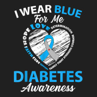 Diabetes Awareness Type 1 2 Shirt In November We Wear Blue T Shirt Ladies Polo Shirt | Artistshot