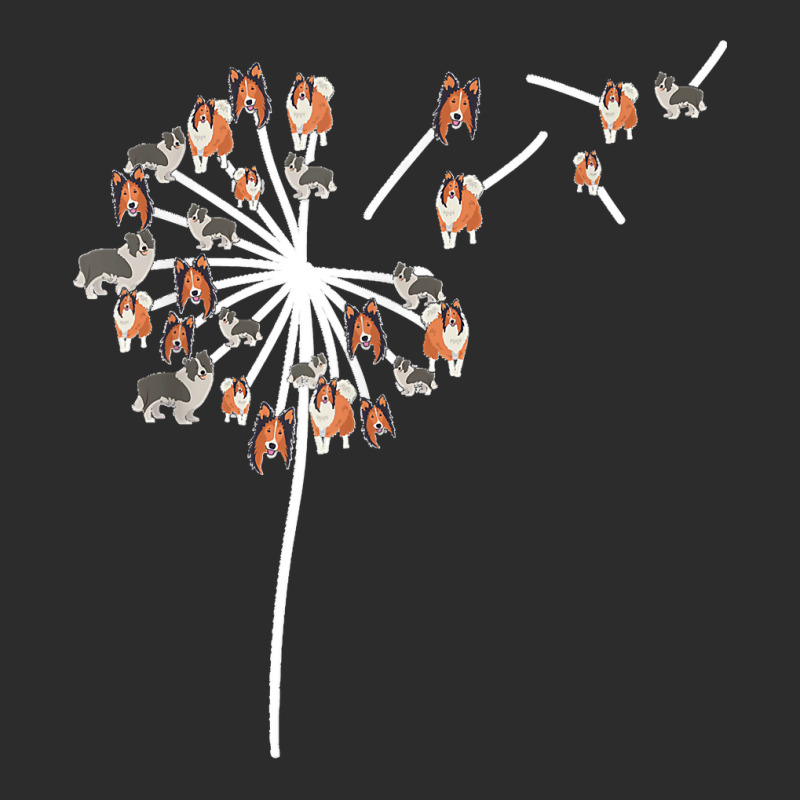 Dandelion Flying Rough Collie Flower For Dog Lover Herbalist Exclusive T-shirt by ISAIASSANTIAGO | Artistshot