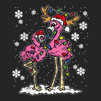 Flamingo Christmas Lights Santa Hat Pajama Cute Animal X Mas T Shirt Unisex Hoodie | Artistshot