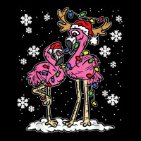 Flamingo Christmas Lights Santa Hat Pajama Cute Animal X Mas T Shirt Zipper Hoodie | Artistshot