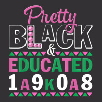 Pretty Black And Educated J15 Founder's Day Aka Women Vintage Hoodie | Artistshot