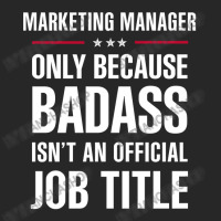 Marketing Manager Because Badass Isn't A Job Title Women's Pajamas Set | Artistshot