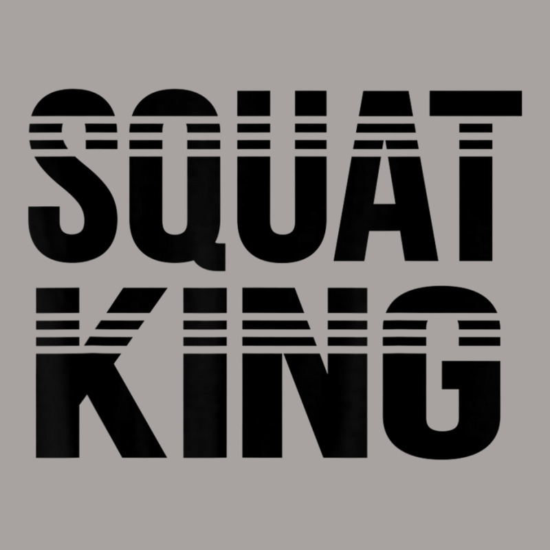 Weightlifting Exercise Fitness Funny Squat King T Shirt Racerback Tank by buske | Artistshot