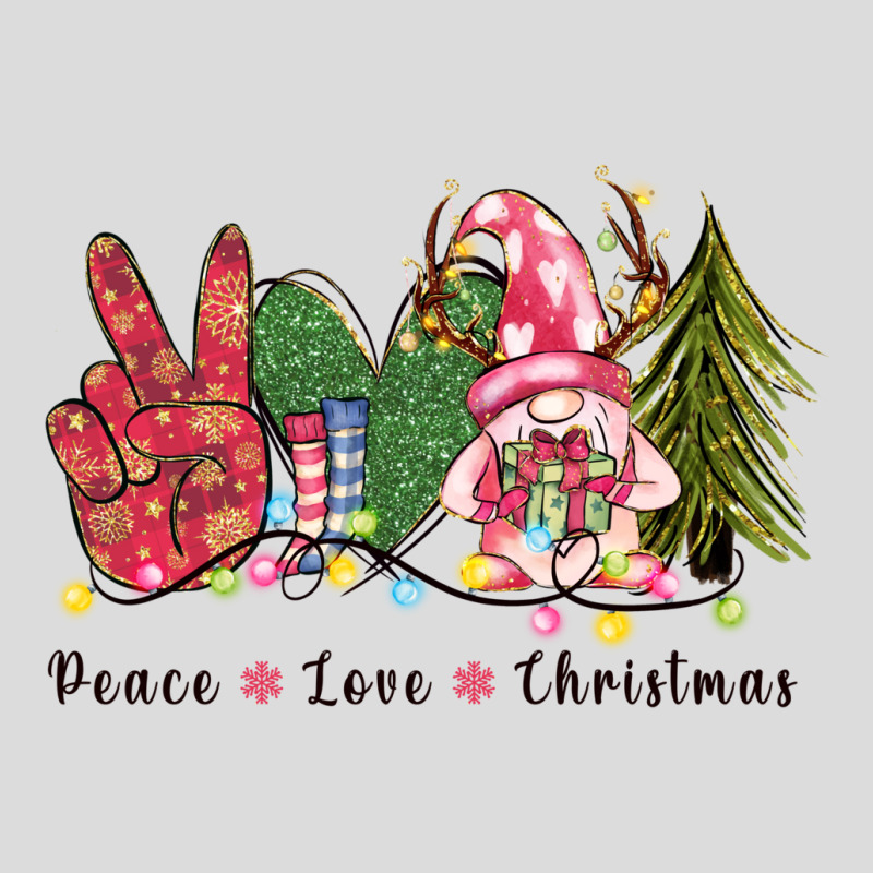 Peace Love Christmas Men's Polo Shirt | Artistshot