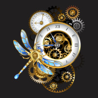 Steampunk Dials With Dragonfly T-shirt | Artistshot