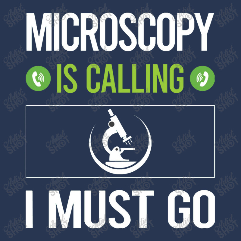 Microscopy   It Is Calling I Must Go Microscopy Microscope Microb Men Denim Jacket | Artistshot