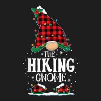 Hiking Gnome Plaid Christmas Lights Matching Family Pajama T Shirt Classic T-shirt | Artistshot