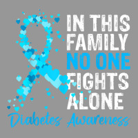 In This Family No One Fights Diabetes Alone Warrior Type 1 T Shirt Women's V-neck T-shirt | Artistshot