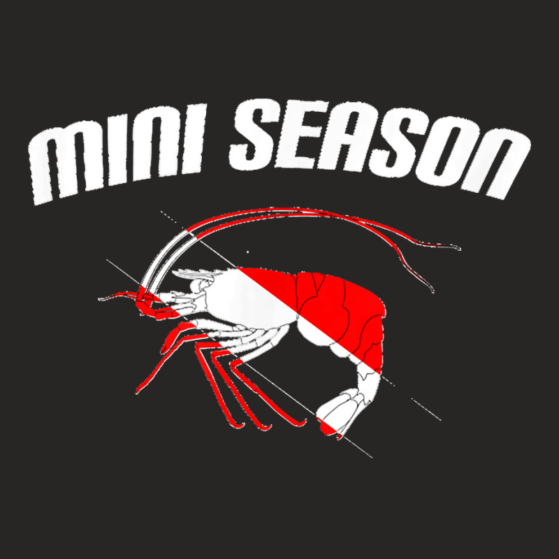 Lobster Mini Season Dive Flag Florida Spiny Lobster Gift Ladies Fitted T-shirt | Artistshot