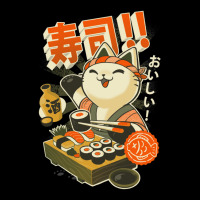 Sushi Chef Cat - Funny Restaurant Kitty - Japanese Food V-neck Tee | Artistshot