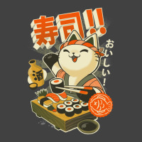 Sushi Chef Cat - Funny Restaurant Kitty - Japanese Food Vintage T-shirt | Artistshot