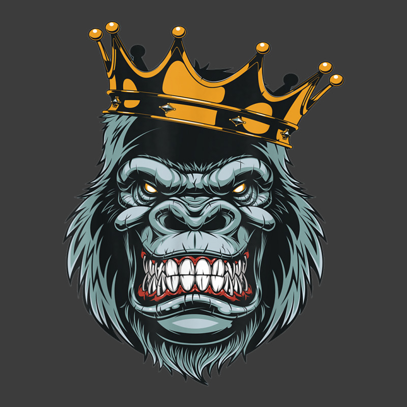 Gorilla King Ferocious Gorilla On With Crown Christmas Gifts Men's Polo Shirt | Artistshot