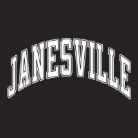 Janesville Wisconsin Wi Varsity Style White Text T Shirt Vintage Cap | Artistshot