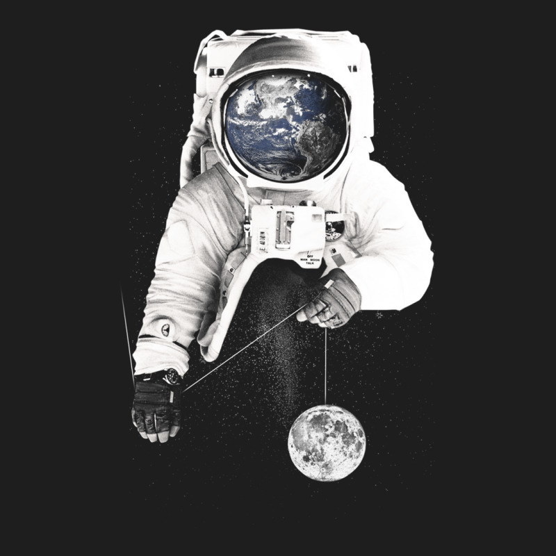 Astronaut Earth Classic T-shirt by joyo bobs | Artistshot