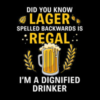 Funny Lager Beer Regal Dignified Drinker Adjustable Cap | Artistshot