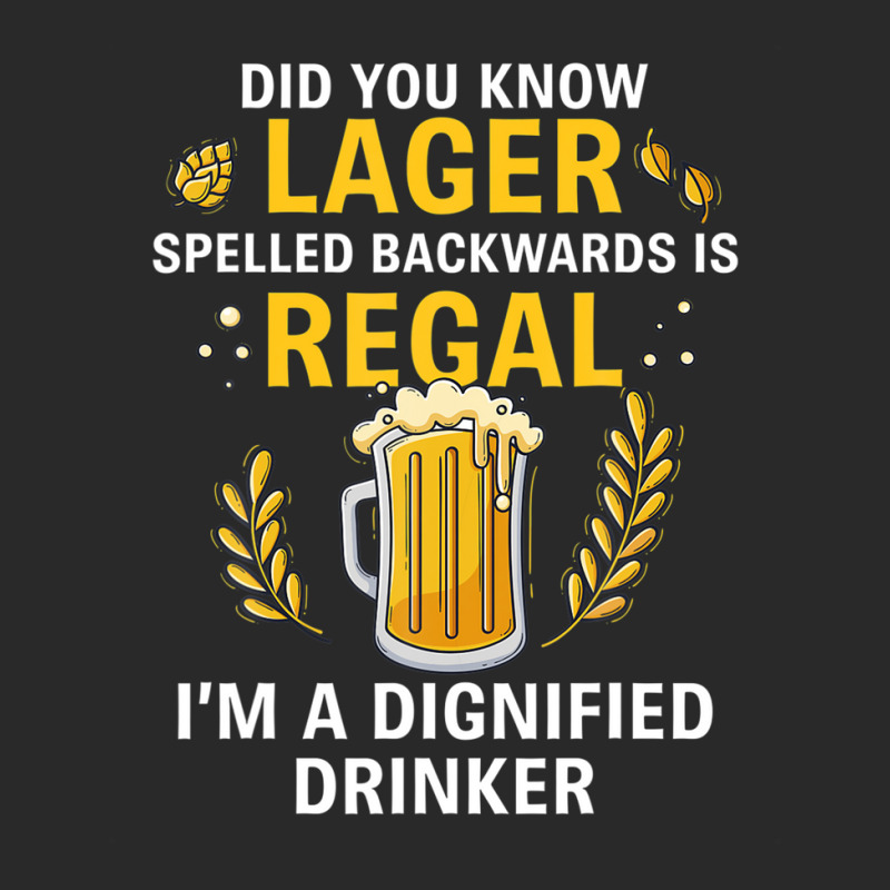 Funny Lager Beer Regal Dignified Drinker Printed hat by xwiishdoohr | Artistshot