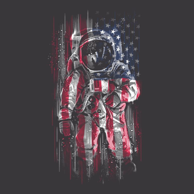 Astronaut Flag Ladies Curvy T-Shirt by joyo bobs | Artistshot