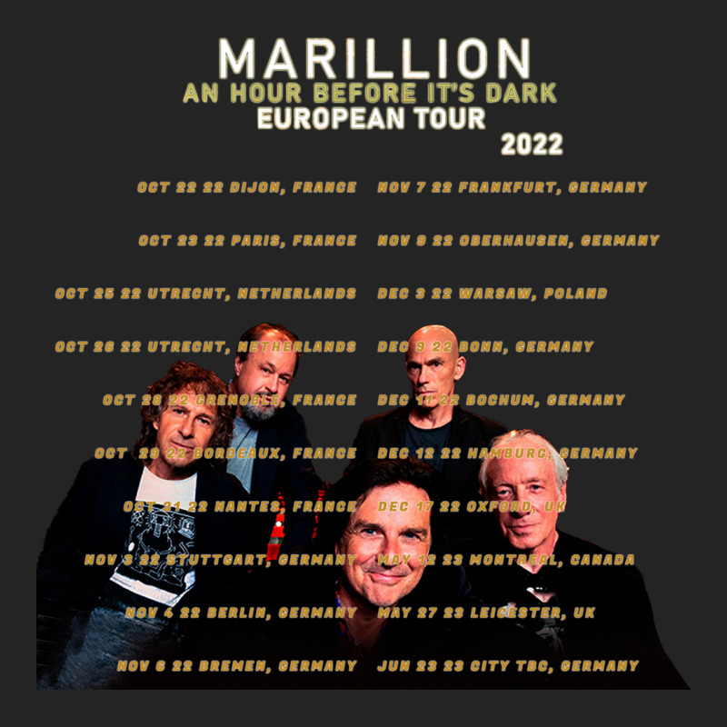 Marillion. An Hour Before It's Dark European Tour 2022 3/4 Sleeve Shirt by freeza810101rh | Artistshot