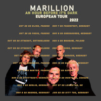 Marillion. An Hour Before It's Dark European Tour 2022 Vintage T-shirt | Artistshot