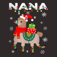 Nana Unny Christmas Llama Lights Matching Family Gifts T Shirt Racerback Tank | Artistshot