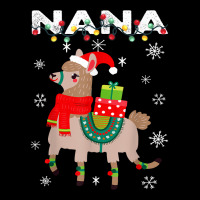 Nana Unny Christmas Llama Lights Matching Family Gifts T Shirt Maternity Scoop Neck T-shirt | Artistshot