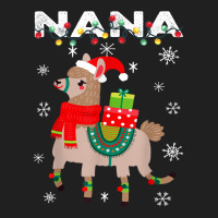 Nana Unny Christmas Llama Lights Matching Family Gifts T Shirt Ladies Polo Shirt | Artistshot