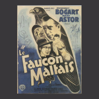 Maltese Falcon - Vintage French Movie Poster (humphrey Bogart Ladies Curvy T-shirt | Artistshot