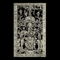 King Pakal's Spaceship, Mayan Time Traveler Ancient Carving V-neck Tee | Artistshot