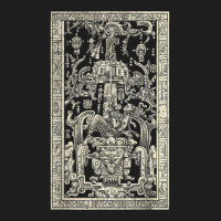 King Pakal's Spaceship, Mayan Time Traveler Ancient Carving Classic T-shirt | Artistshot