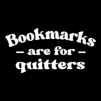 Librarian Book Lovers Bookmarks Are For Quitters Pullover Hoodie Cropped Hoodie | Artistshot