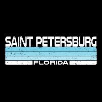 Saint Petersburg State Of Florida Blue Sunset Vintage Design Long Slee Adjustable Cap | Artistshot