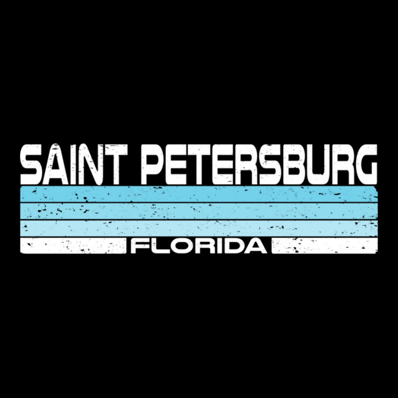 Saint Petersburg State Of Florida Blue Sunset Vintage Design Long Slee Adjustable Cap by hin | Artistshot