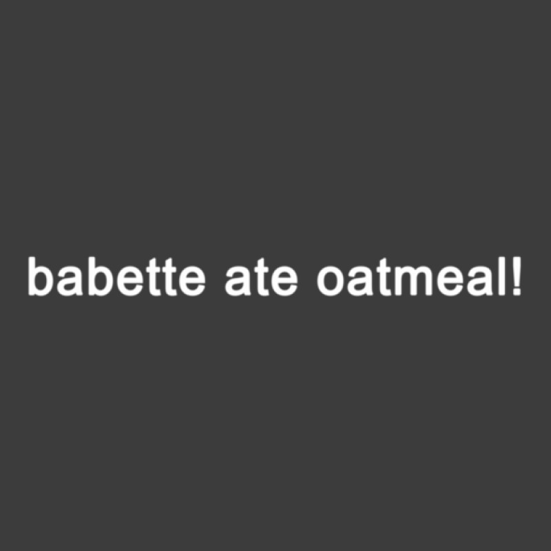 Babette Ate Oatmeal - Funny Tv Show Quote (black) Men's Polo Shirt | Artistshot