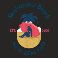 Tawharanui Beach Auckland New Zealand T Shirt Ladies Fitted T-shirt | Artistshot