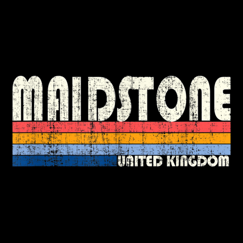 Retro Vintage 70s 80s Style Maidstone, United Kingdom T Shirt Toddler Sweatshirt by thurz | Artistshot