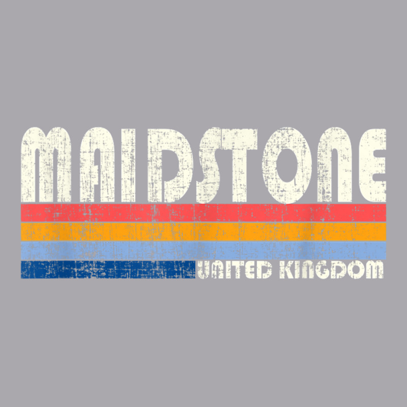 Retro Vintage 70s 80s Style Maidstone, United Kingdom T Shirt Youth 3/4 Sleeve by thurz | Artistshot