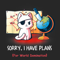 Sorry I Have Plans For World Domination Sarcastic Plan Cat T Shirt Men's T-shirt Pajama Set | Artistshot