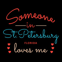 Someone In St. Petersburg Loves Me Pullover Hoodie Cropped Sweater | Artistshot