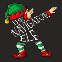 Dabbing Navigator Elf Christmas T Shirt Ladies Fitted T-shirt | Artistshot