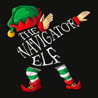 Dabbing Navigator Elf Christmas T Shirt Scorecard Crop Tee | Artistshot