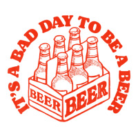 Bad Day To Be A Beer Funny Drinking 6-pack Bottles Homebrew V-neck Tee | Artistshot